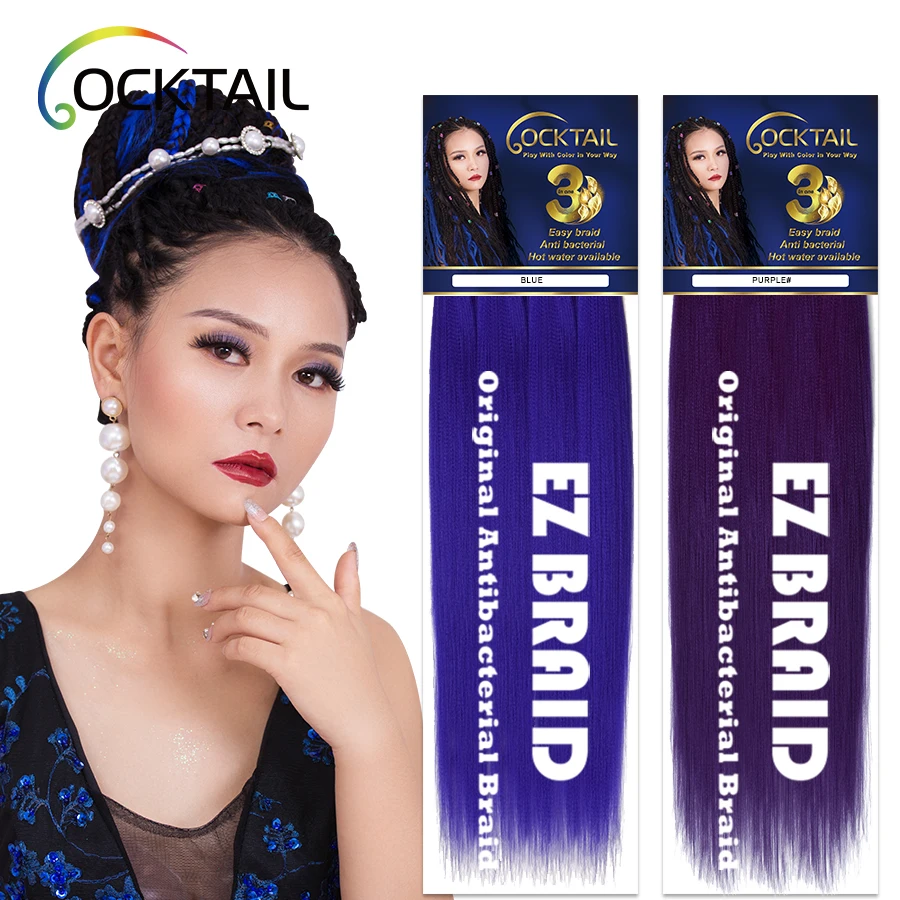synthetic hair braiding extention easy smooth style