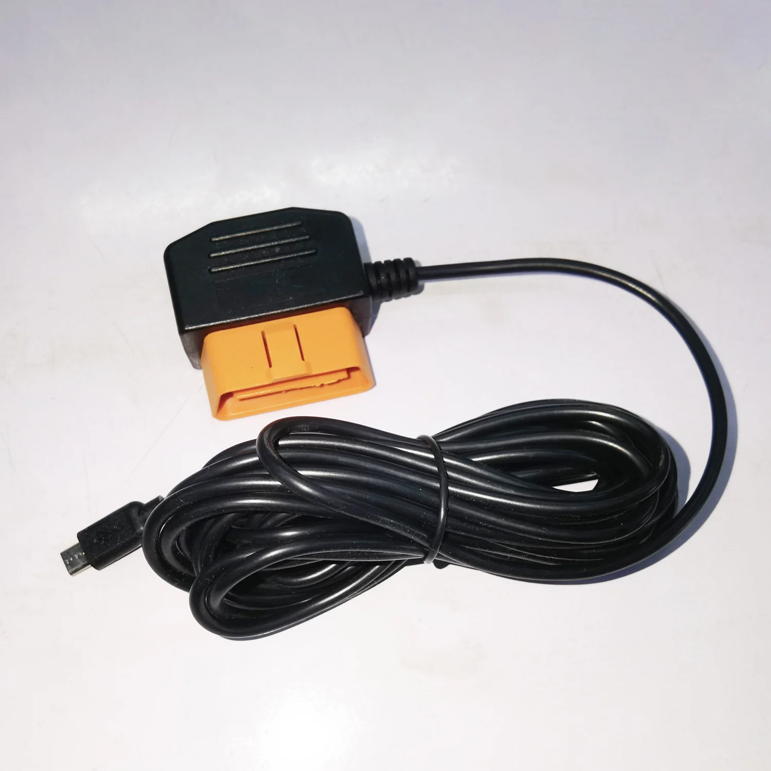 Car OBDII OBD 2 16 Pin to Micro Mini USB C Hardwire Kit OBD2 Power Adaptor Cable for Dash Cam Camcorder Vehicle DVR