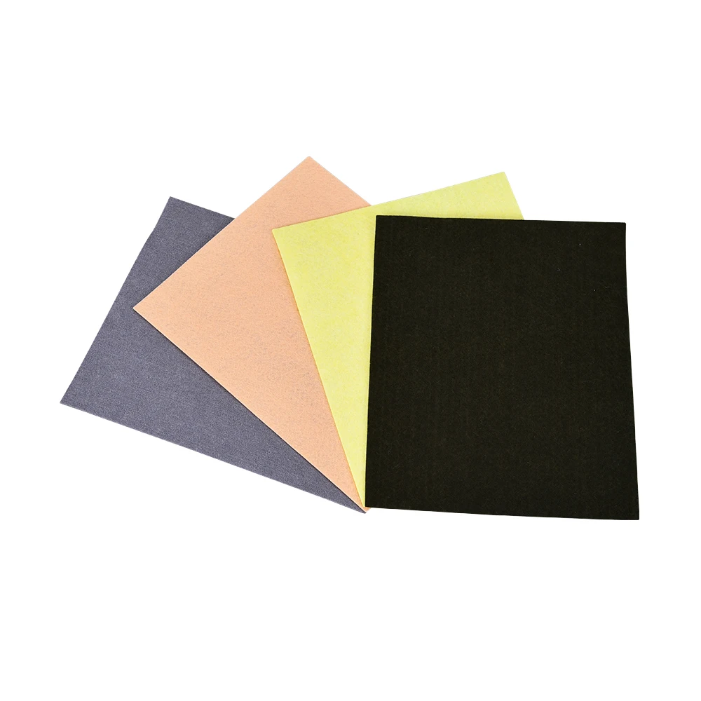 Gsm Customization Multi Color Flock Fiber Wad Polyester Filling Polyest Wad Sheet For Furniture