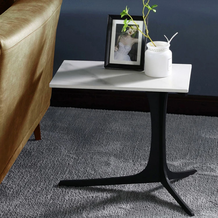 Hot sell amboo snack table sofa couch coffee end table bed side table Laptop desk modern furniture for home office Retro color