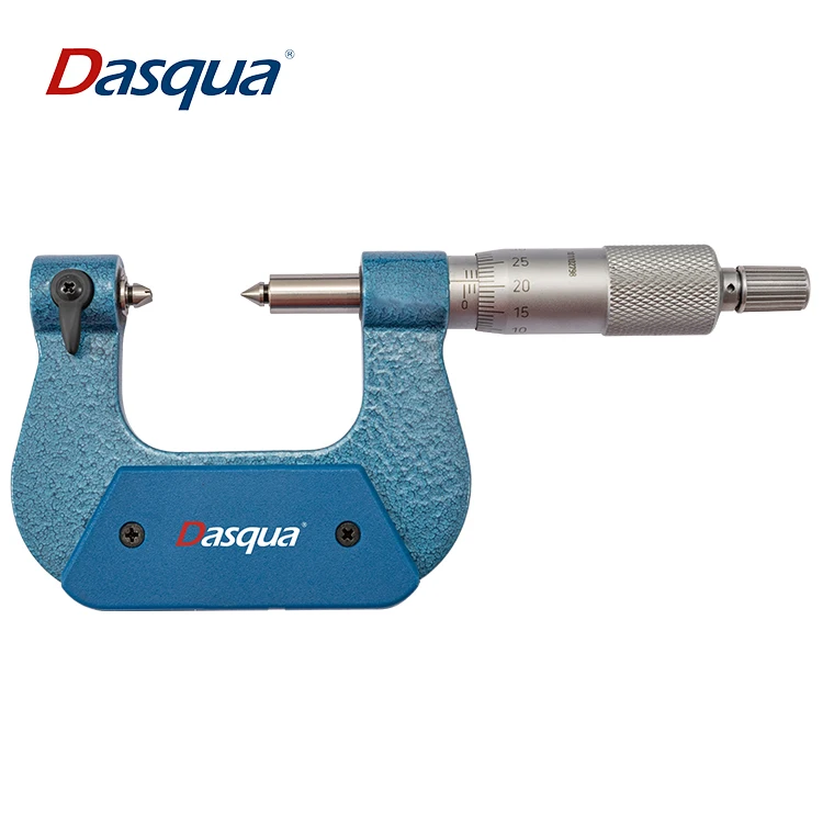 Dasqua 0-25 мм Микрометр для измерения внешней резьбы