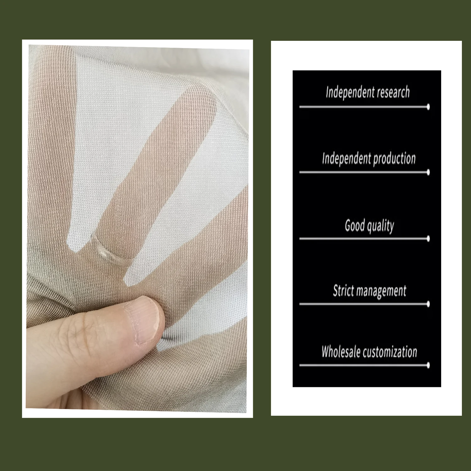 Factory Supply  hot sale Antibacterial transparent conductive fabric 100% silver mesh fabric