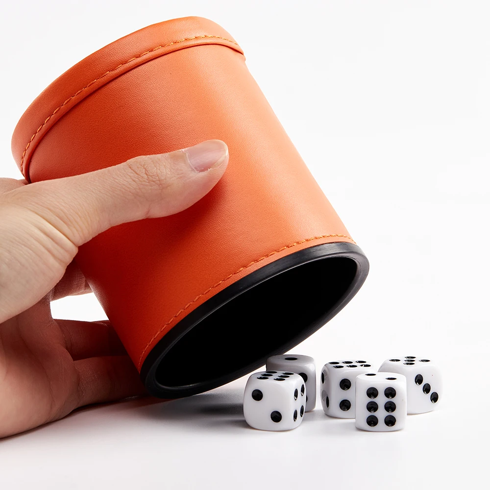 Ready Stock Factory Dice Cup Set Shaker Wholesale Dice Cup with 5 Dice