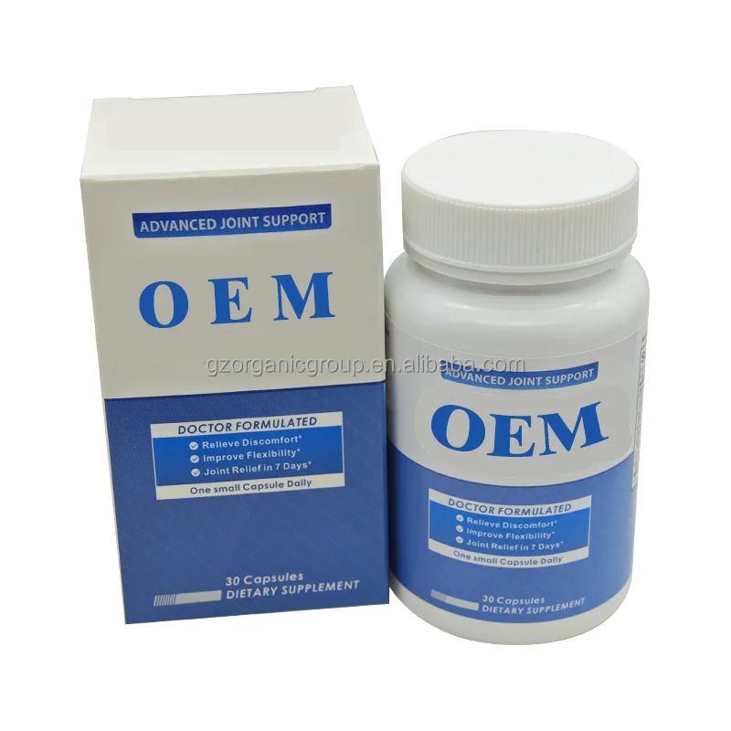 2024 Amazon Hot-Sale Natural Boost Joint Flexibility UC-II Collagen & Turmeric Hard Capsule Help Knee Extension Curcumin Capsule