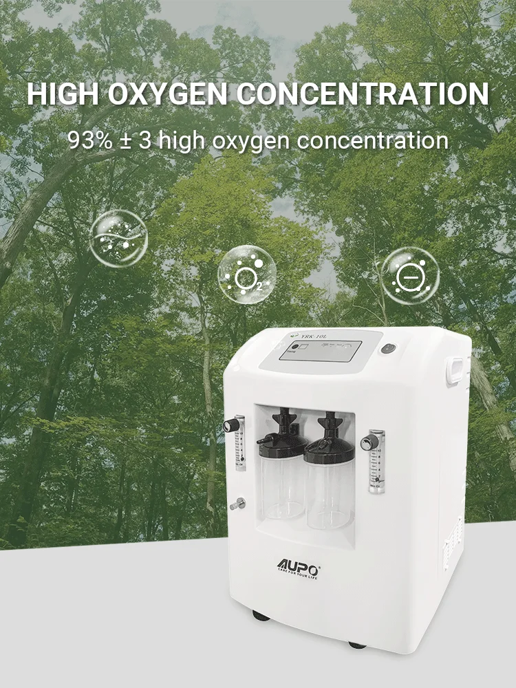 China manufacturer green low noise cheap prices of medical oxygen generator 10L Oxygen Concentrate Machine