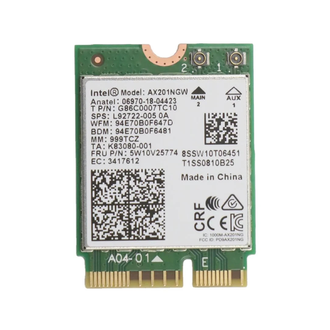 5W10V25774 For ThinkCentre M90q Gen 2 Desktop WIRELESS CMB IN AX201 VP NO