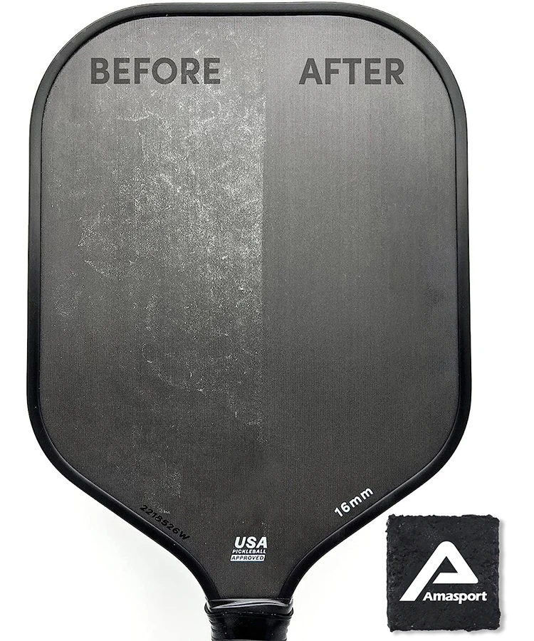 Pickleball Paddle Cleaner for Carbon Fiber Pickle Ball Racket Cleaner Rubber Pickleball Paddle Eraser Accessories