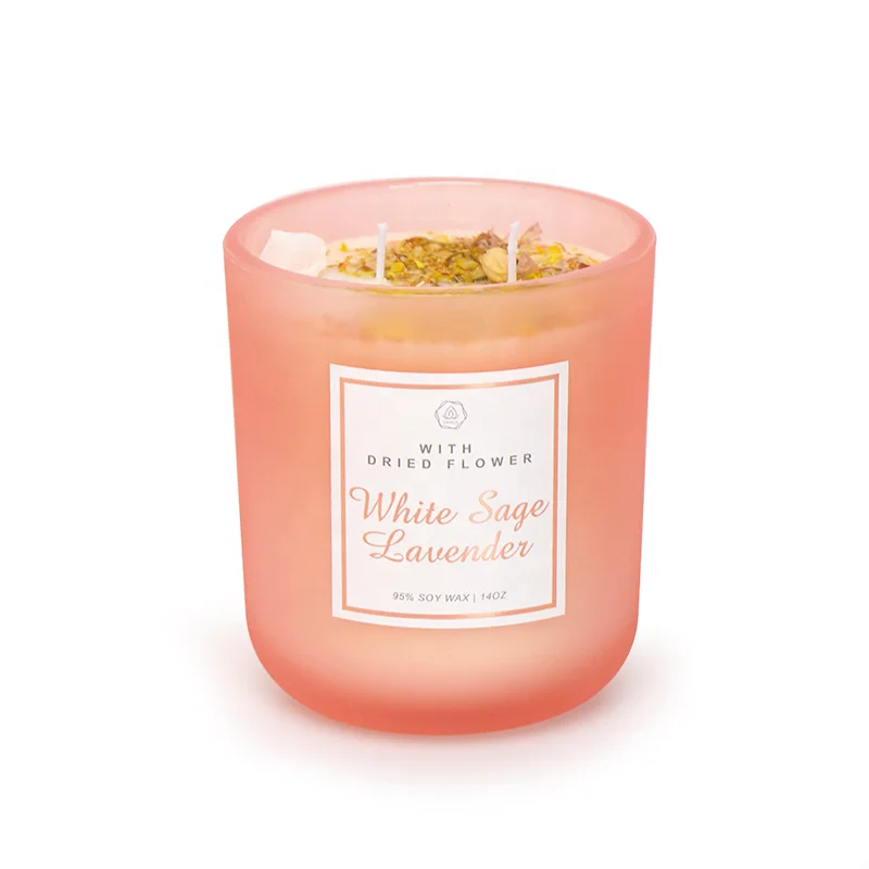 scented candles crystal tealight colorful  jar votive  flowers home decor crush crystal candle