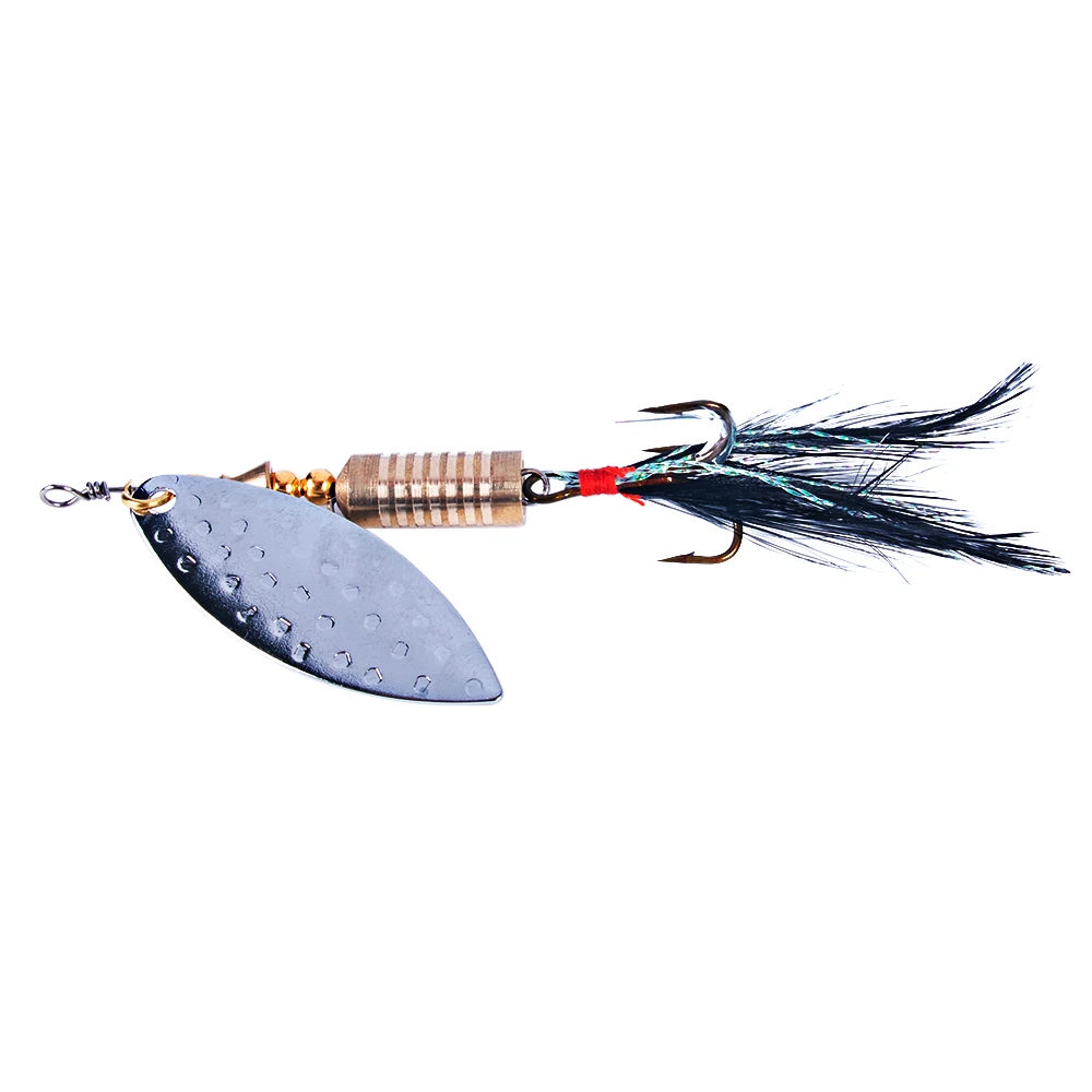 Fishing Lure Spinner Bait Copper Spoon7.5cm/11.6g Metal Bait Isca Artificial Pesca Hard Bait Fishing Tackle