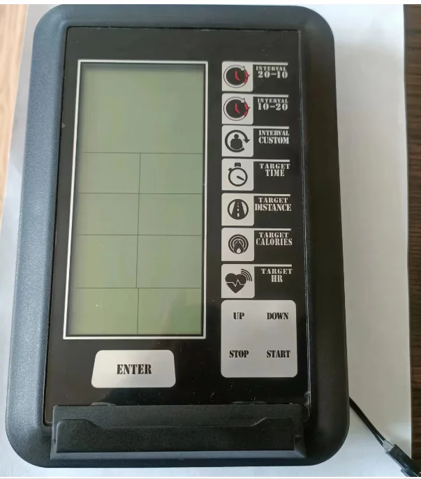 LCD Display Fitness Equipment Recorder Indoor Rowing Exercise Bike Monitor Air Bike With Sport App Rowing Machine Computer