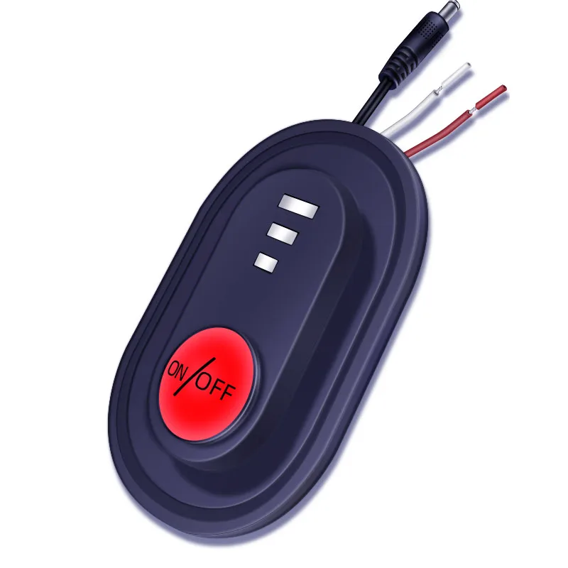 Micro Type-c Push Silicone Button 3 Modes Temperature Adjustment Switch Controller For Heating Clothing