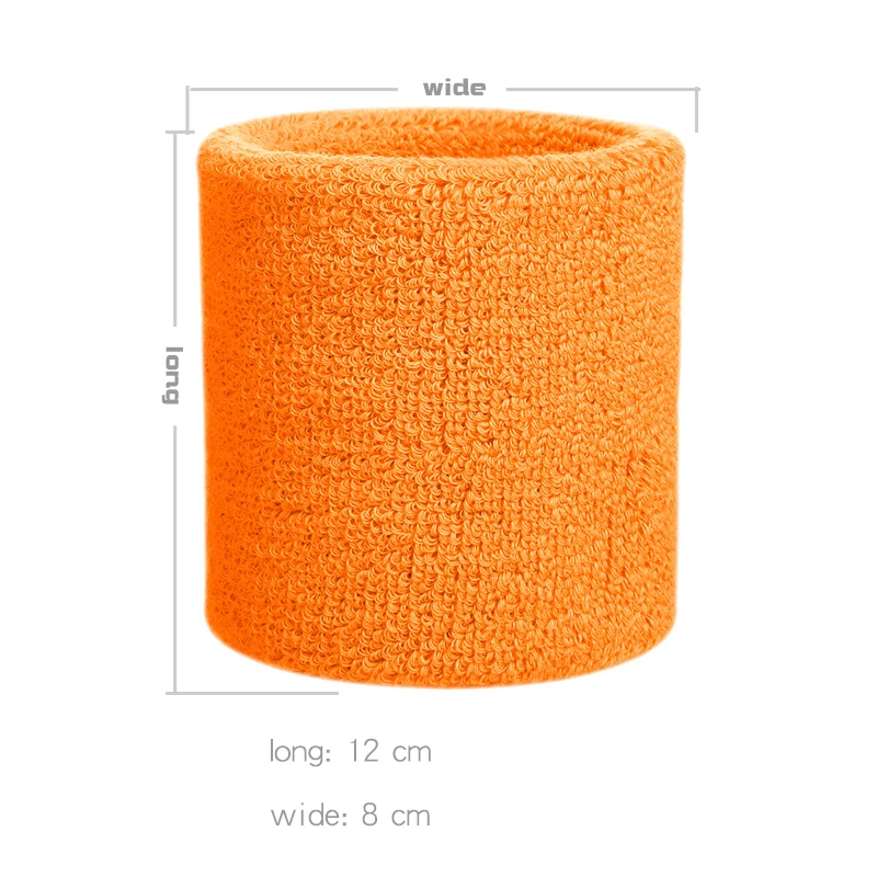 Regail towel sweatband wrist bands Comfortable tennis breathable carpal tunnel guard high elastic sport cotton wrist