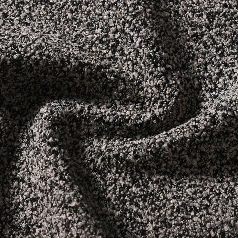 Manufacturer Direct Sale Upholstery Lamb Wool Look Fabric Woven Boucle Sofa Fabric