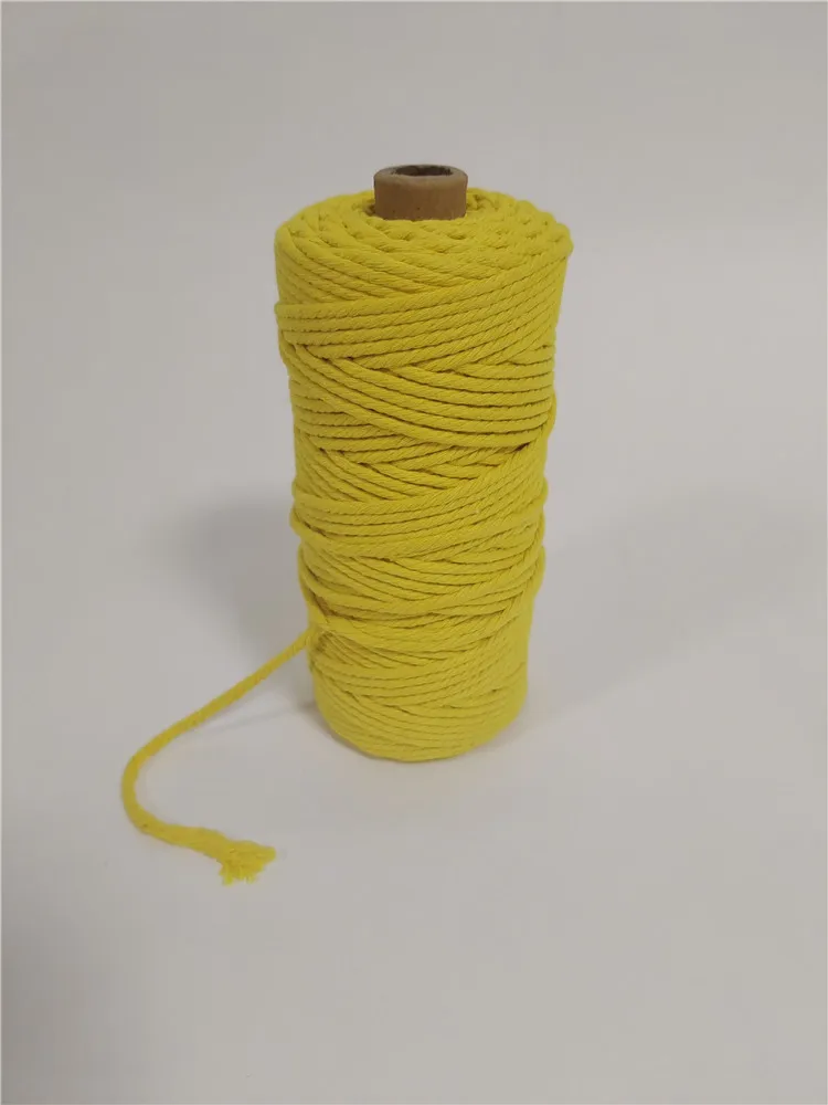 recycle cotton rope 4mm cotton rope baby changing basket diaper changing