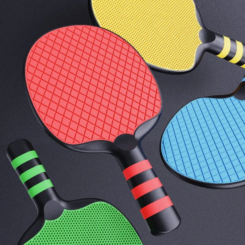 New Silicone Table Tennis Rackets High Quality Double-sided  PingPong Paddle Table Tennis Racket