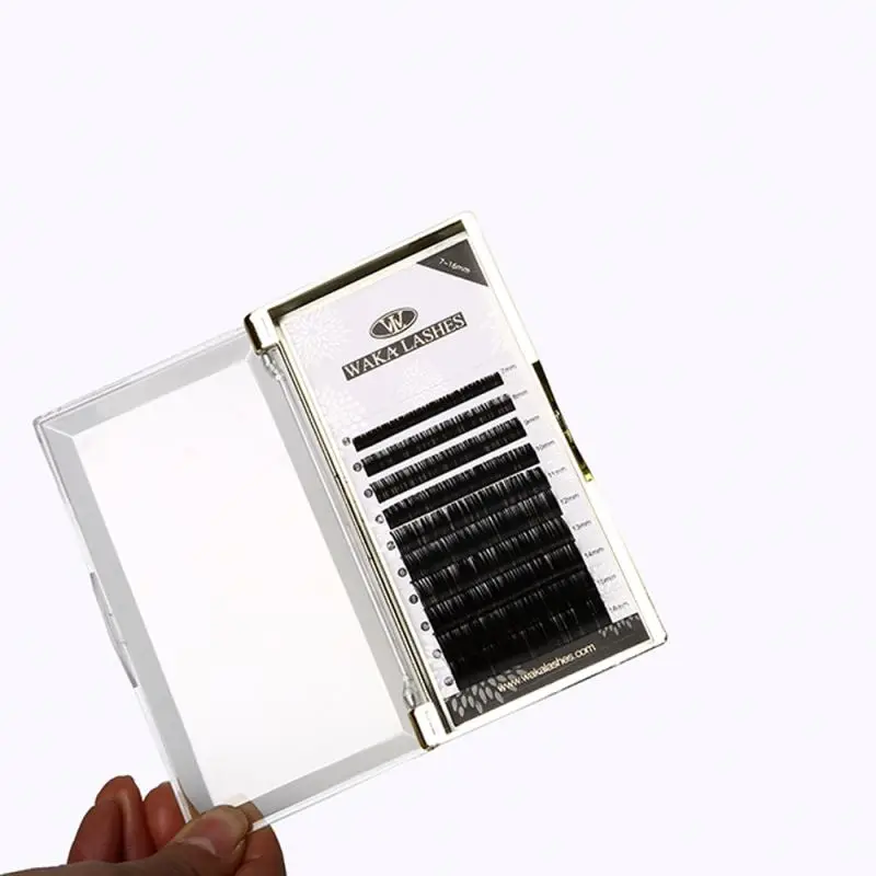 0.03mm 0.05mm 0.07mm 0.10mm 0.15mm 0.20mm J B C D L CC curl All Size deep black mink silk eyelash extensions