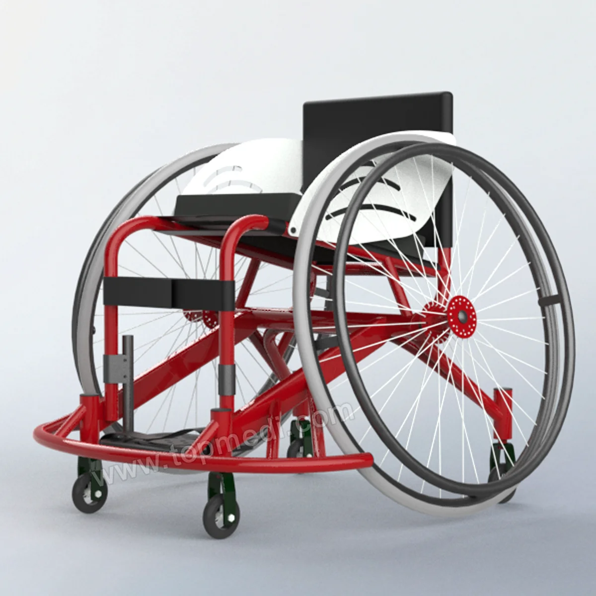 Disabled Athletes Rigid Active Training Leisure Aluminum Sport Basketball Wheelchair
