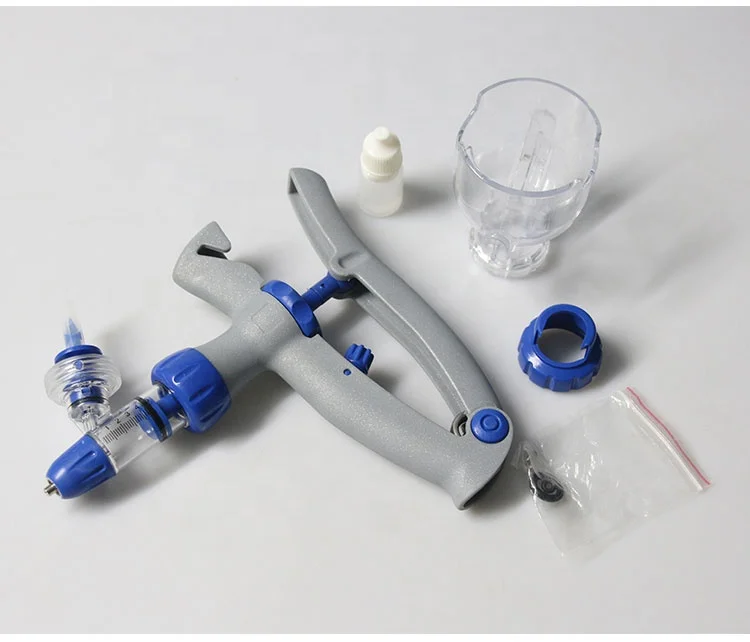 Wholesale animal injector veterinary automatic continuous syringe pig injection gun adjustment syringe for cattle