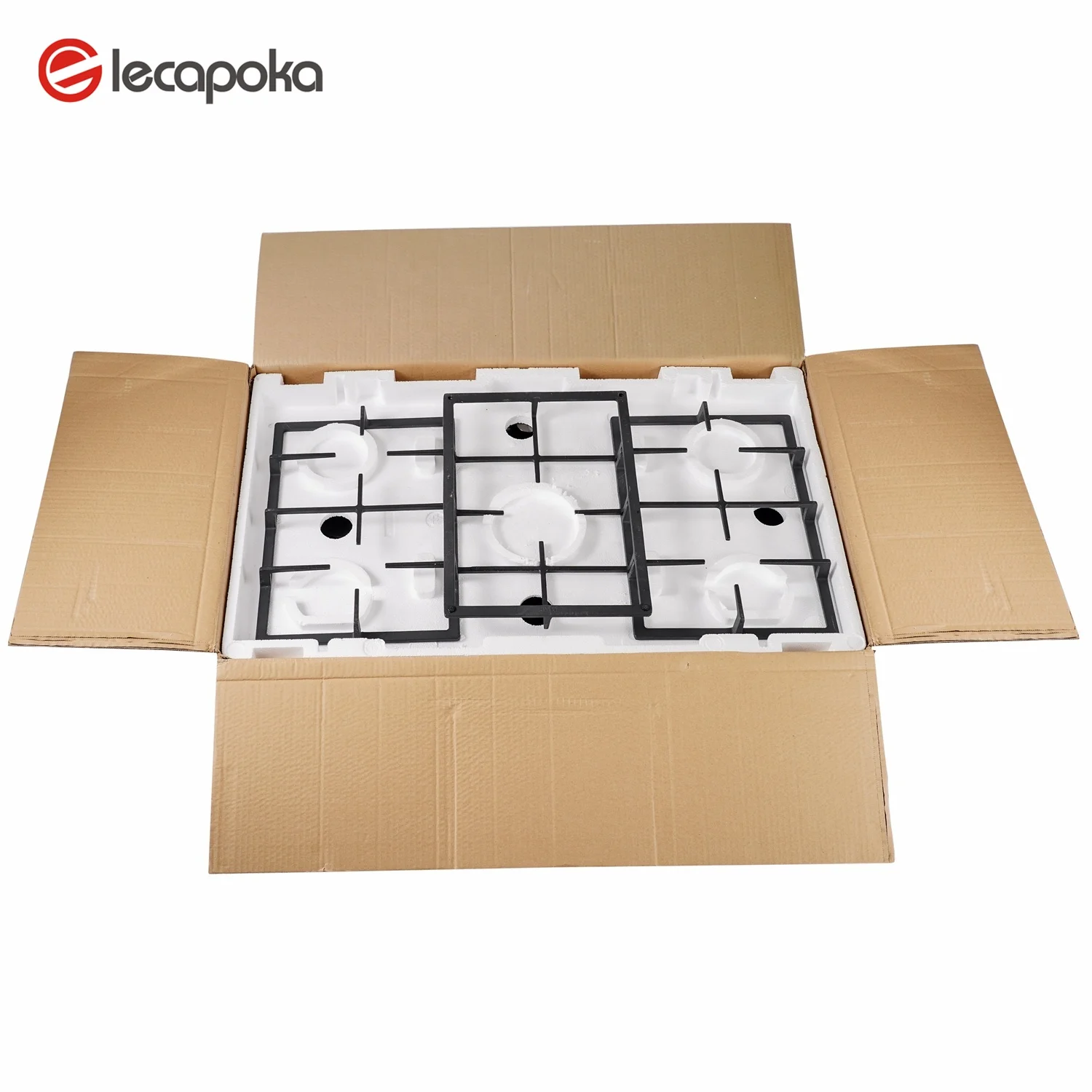 Free custom OEM tempered glass panel 5 burners gas stove 5 burners gas hobs