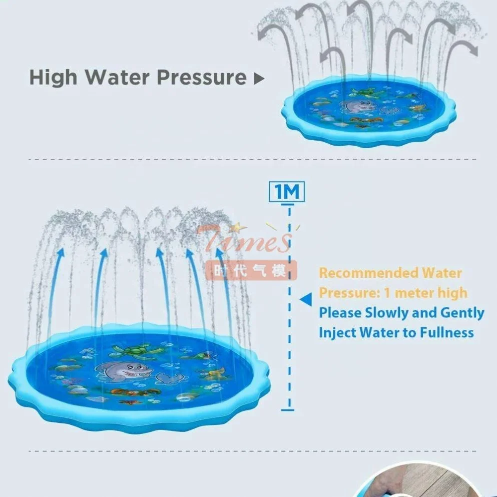 67" Toddler Water Toys For Toddlers Outdoor Toy Splash Pad /Inflatable Sprinkler Play Mat Children