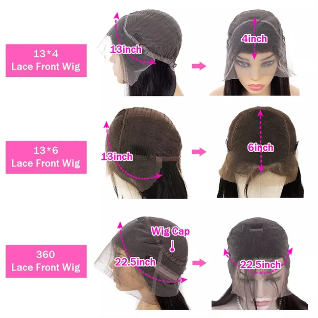 13X4 Lace 100% VIRGIN  Human Hair Wig,13X6 Transparent Hd Lace Front Wigs For Black Women,Lace Frontal Wig Vendors