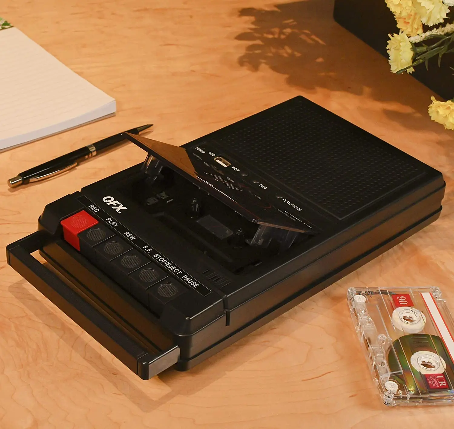 desktop cassette player
