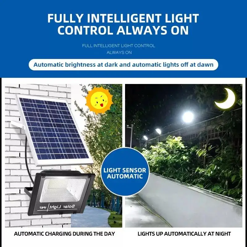OEM ODM IP67 LED Solar Lights Outdoor Projector Solar Flood Garden Lights Led Solar Street Light