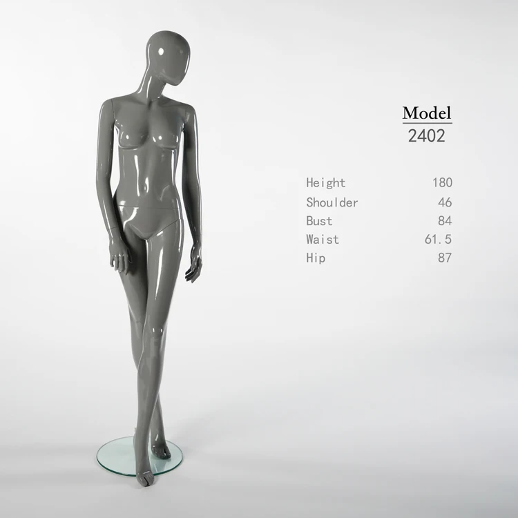 Clothes shop display full body life size female mannequin with egg head wedding dress mannequins for whole sale