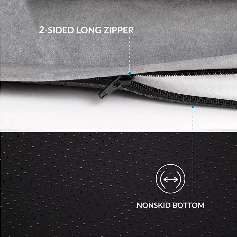 Sofa Calming Dog Kennel Indestructible Pet Cat Dog Beds With Water Proof Cover Removable