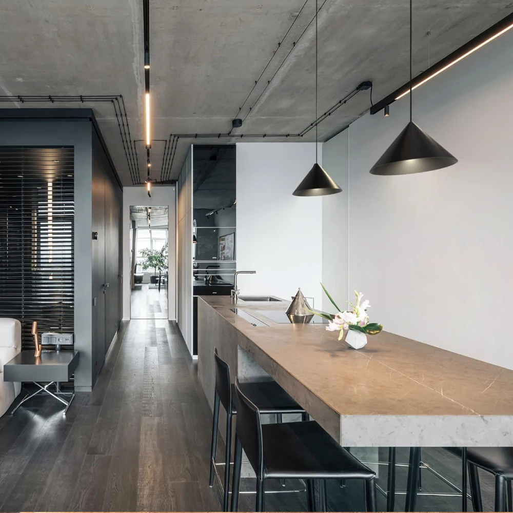 OKELI Smart Cintrol High quality Recessed Magnetic Track DC48V Led Track Light System