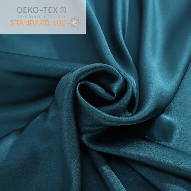 OEKO-TEX-100 Luxury Grade 6A Silk 100% Pure Silk Thick 16 19 22 25 30 40 momme silk fabric for Wedding Dress