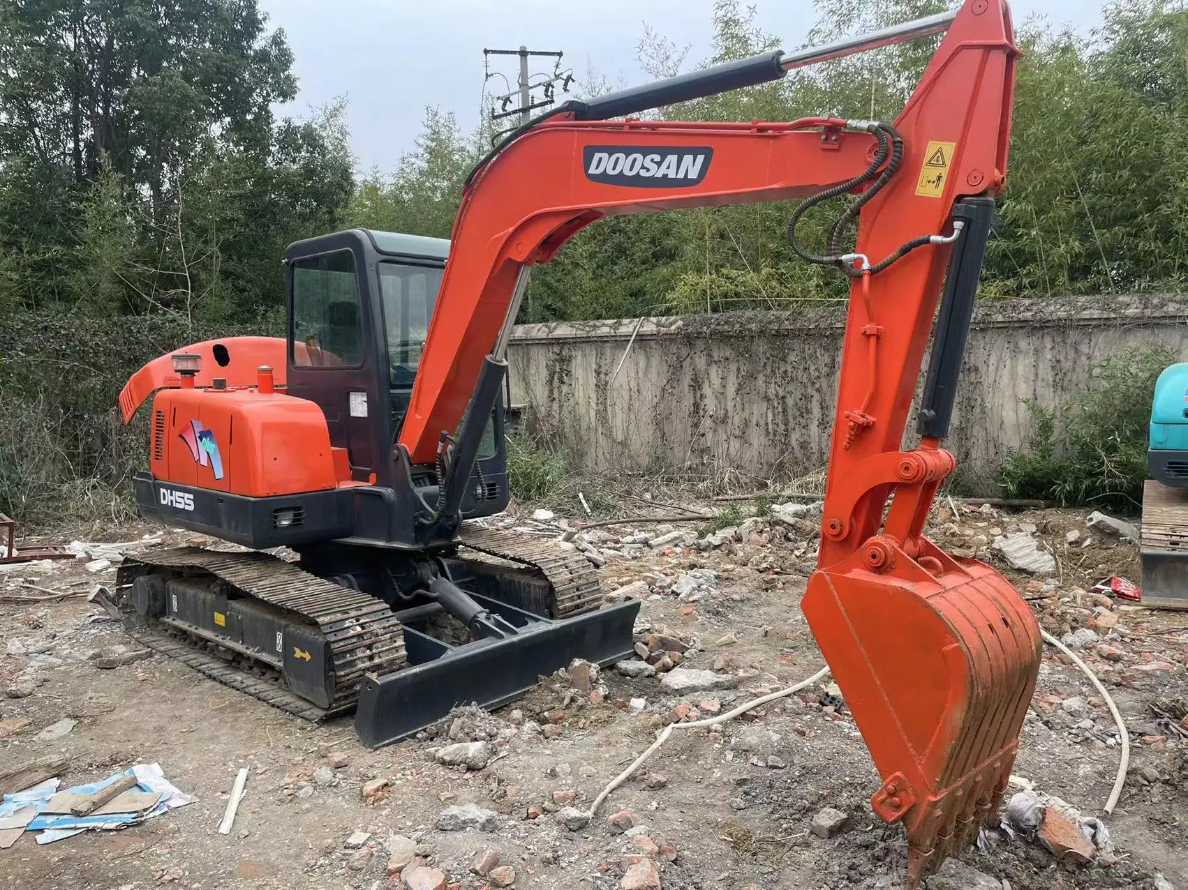 Used engineering & construction machine Doosan 55 used excavator for sale excav used sale