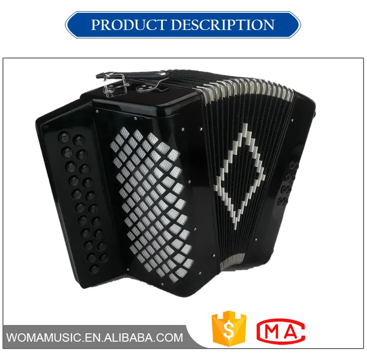 2023 New Hot Sales Excelsior affordable Button diatonic accordion