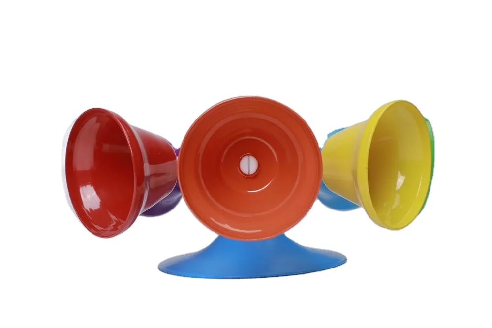 Innovative products for sell school teaching aids colorful percussion toys 8 notes brass hand bells