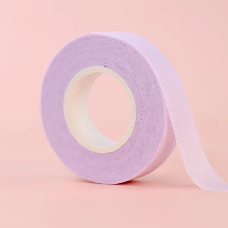 Adhesive lash tape breathable micropore fabric tapecolor eyelash extension tape pink sensitive tape for lash extensions