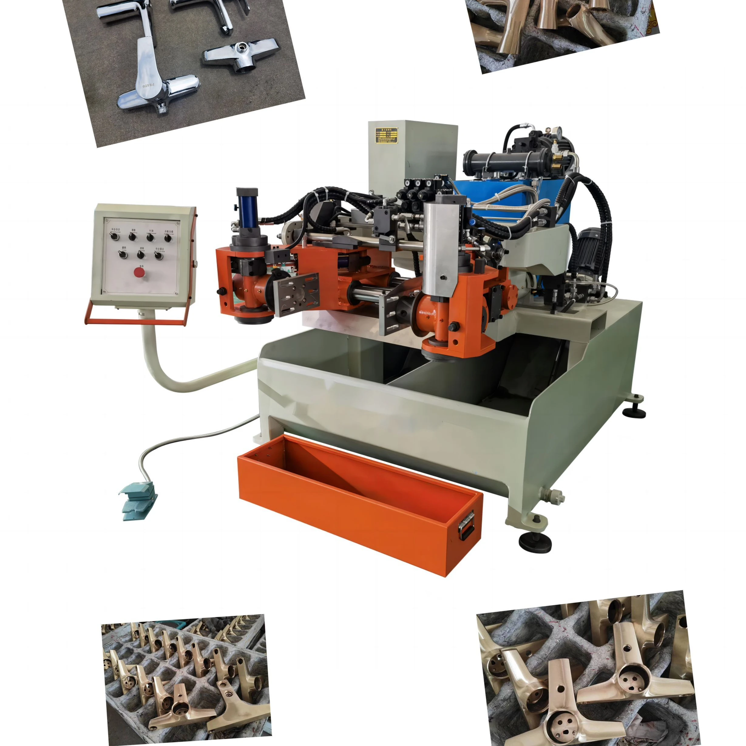 Siemens PLC control Gravity Casting Machine/ Die casting machine for Brass Faucet Sanitary  Accessories Brass Components