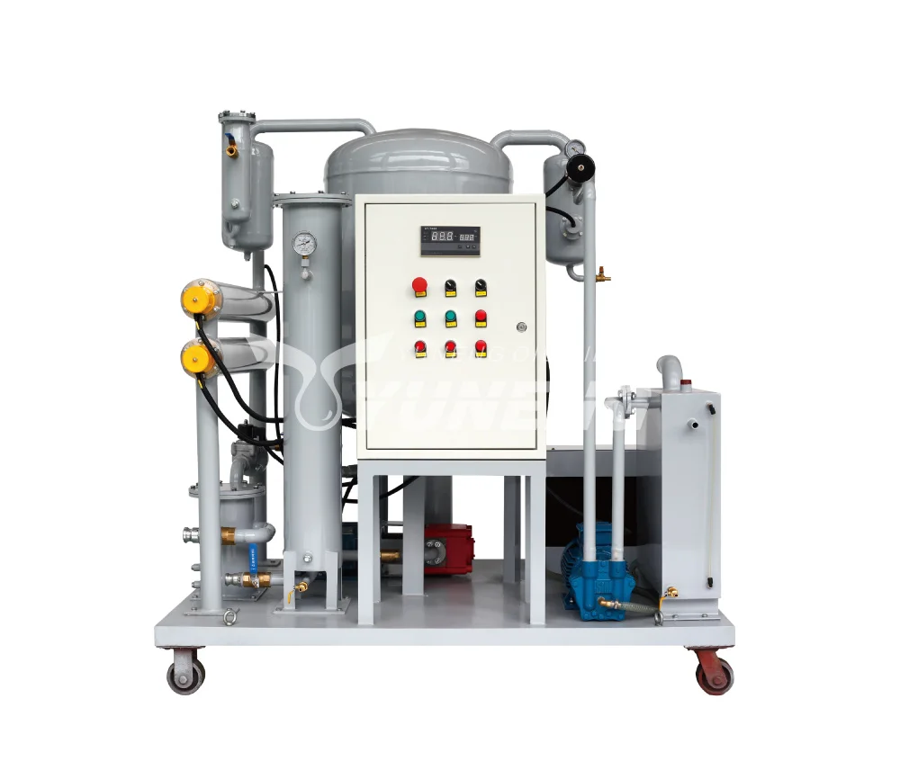 ZJC небольшой вакуумный очиститель масла для обезвоживания