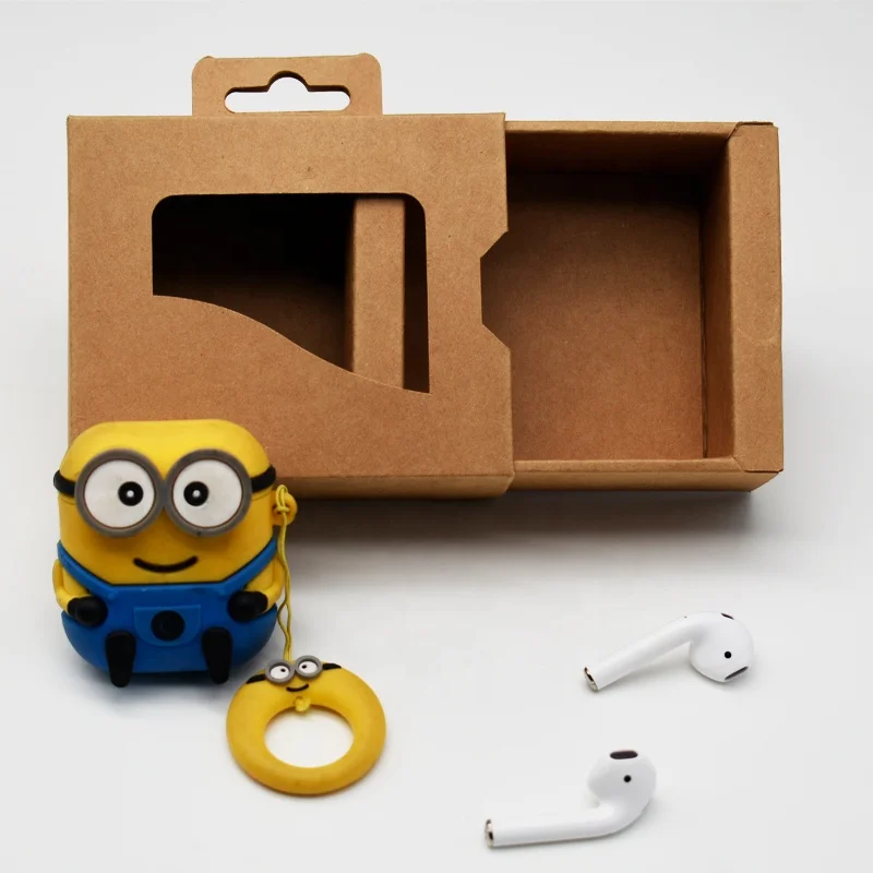 High quality manufacturer custom recyclable drawer wireless earphones packaging box with window handle
