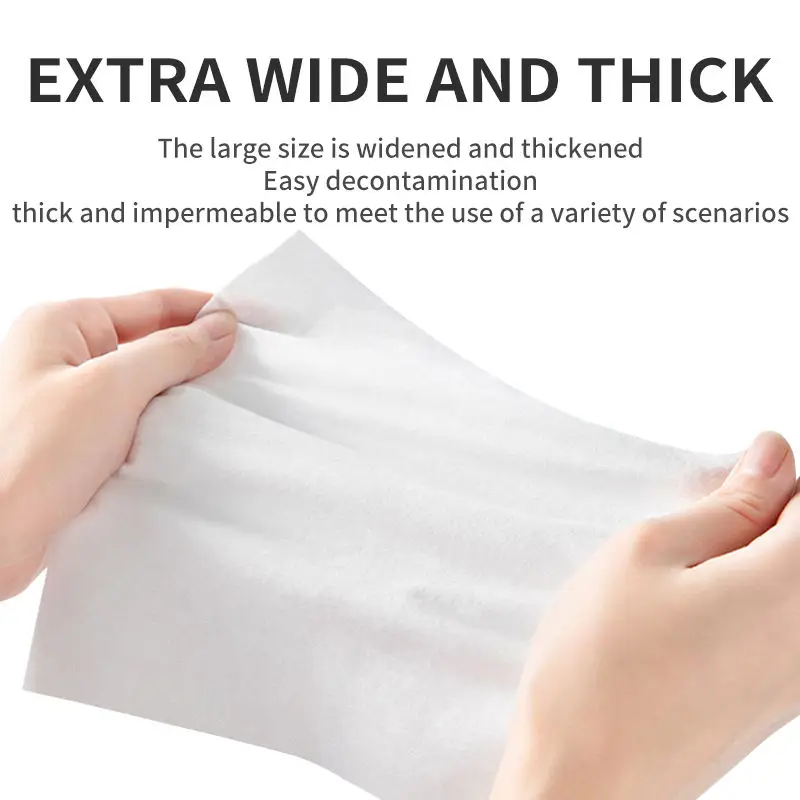 Wholesale Household 30Pcs Moist Car Interior Glass Cleaning Wet Wipes For Car Drink Holder