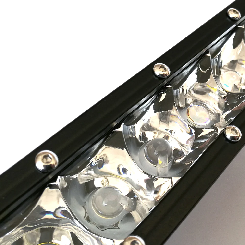 30w ,50w,100w,150w 200w,250w Barra led 4x4 Black Super Slim Single Row Off Road Led Light Bar For Atv Offroad Car Truck