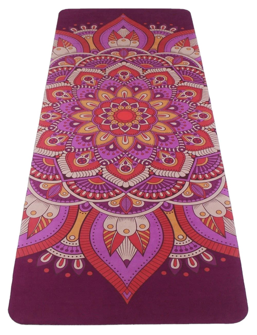 Private Label Thick (5mm) Microfiber Rubber Yoga Mat Durable Fitness Gym Leather Suede Soft Pilate Custom Logo OEM Supply