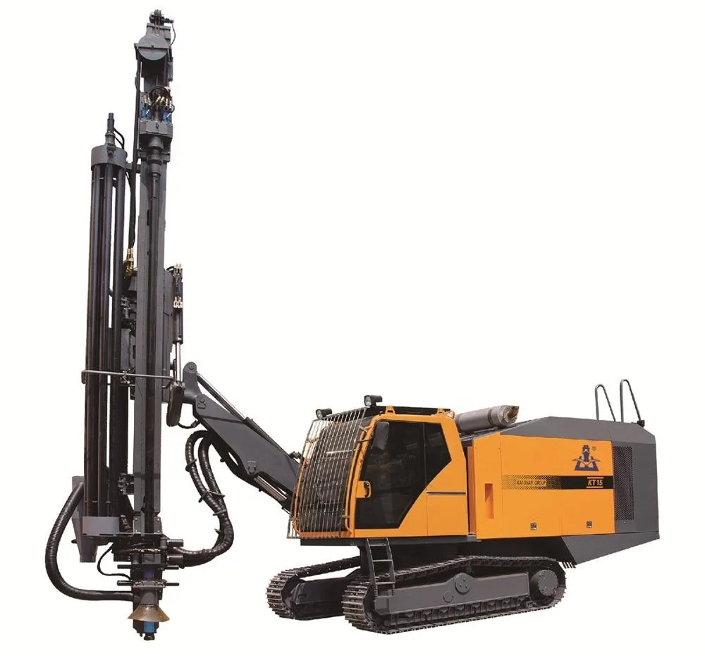 35m Depth KT15 Integrated Down The Hole bored pile drilling rig High Pressure Open-Air Crawler From China