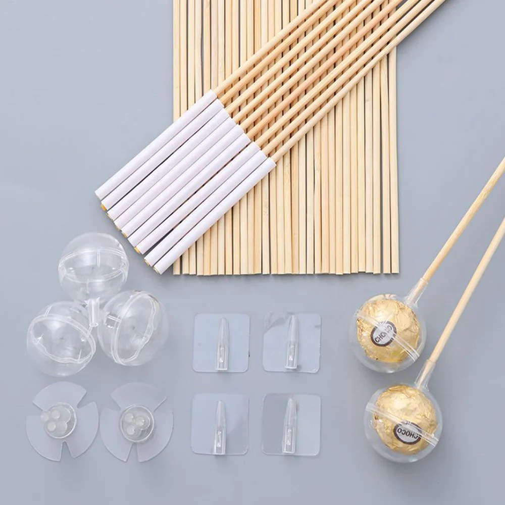 Biodegradable Purely Natural Large Decorative Bamboo Artificial Flower Sticks