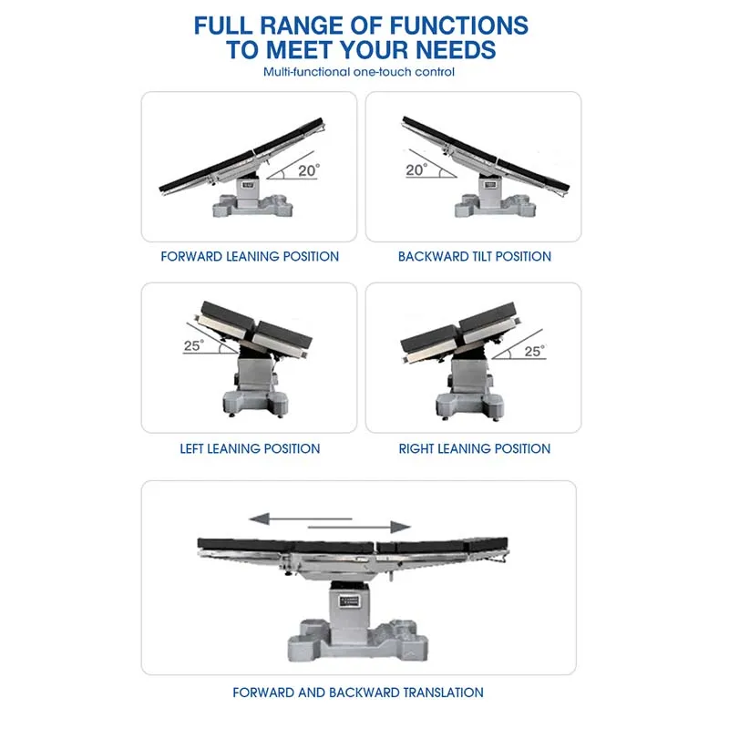China Best Seller Hospital Electric Operating Table Multi-Functional Comprehensive Operating Table