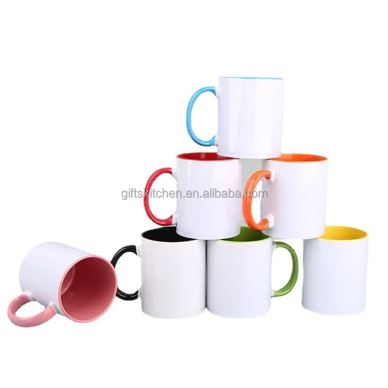 Wholesale AAA Ceramic Mug 11oz Sublimation Blanks Cups Coffee Mugs Modern Ceramic Sublimation Mugs