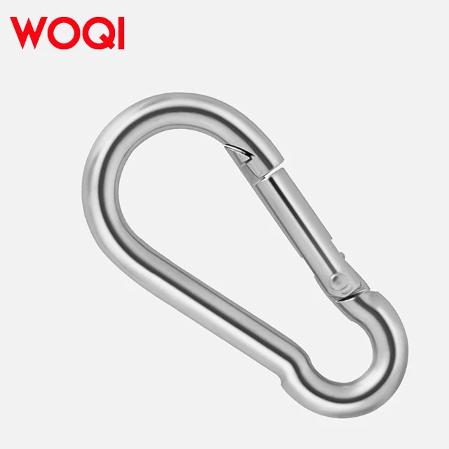 WOQI из нержавеющей стали пружинный карабин для рюкзака брелок ключей и аксессуары кемпинга туризма