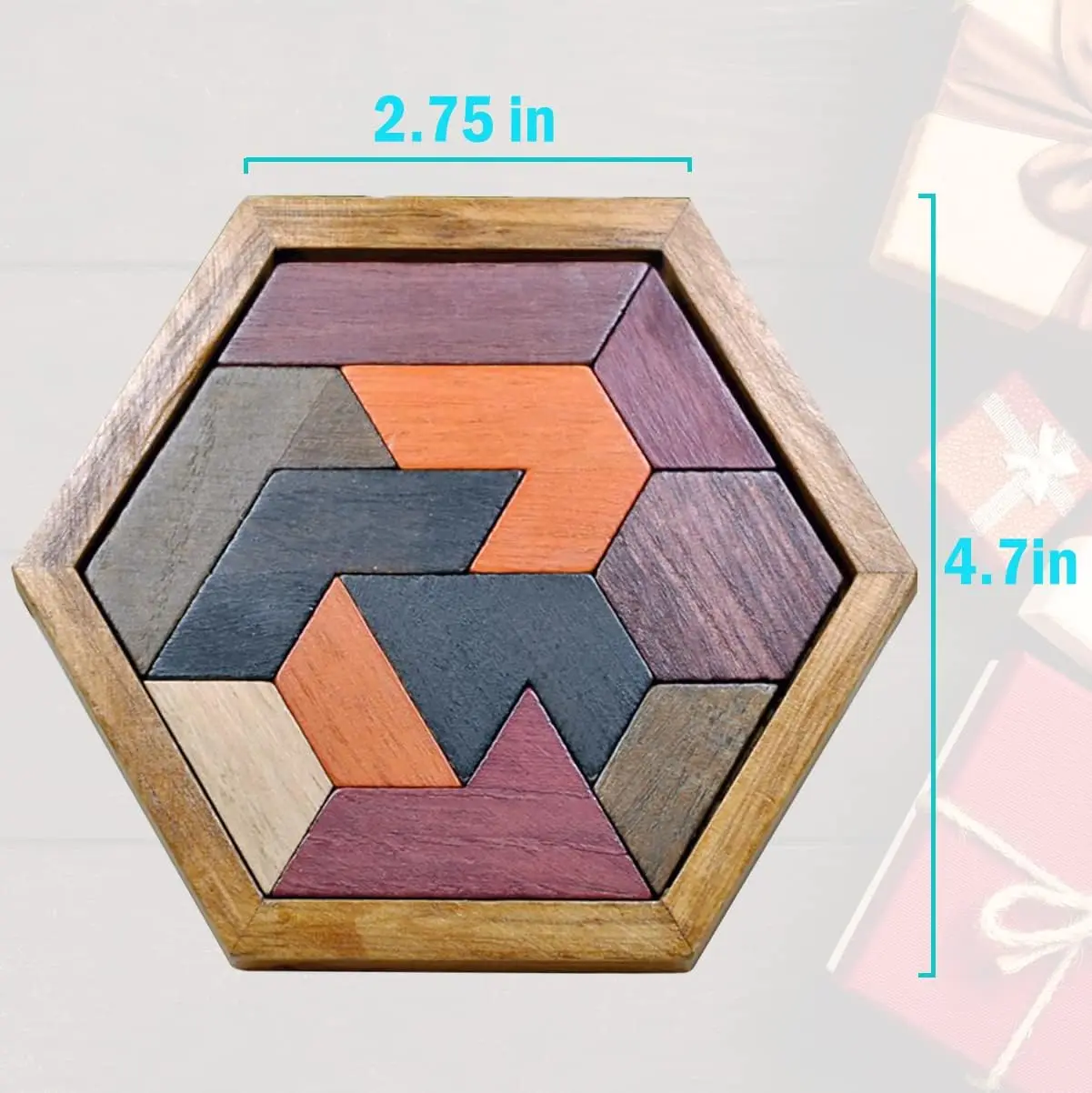 Деревянная головоломка Tangram