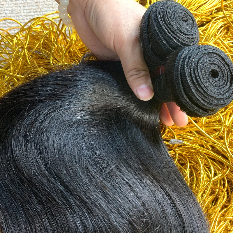 Прямая поставка, натуральные бразильские человеческие волосы, пучок с застежкой, класс 10А, натуральные волосы, наращивание человеческих волос от очень молодой девушки