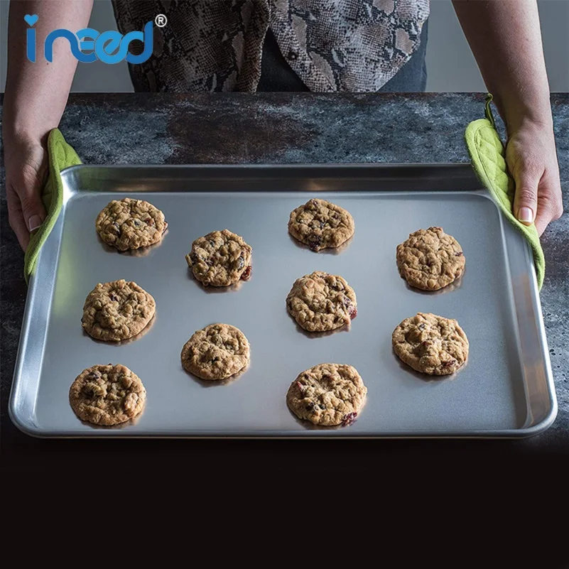 iNeed OEM 1,4 mm thickness Durable Construction Aluminum Baking Pan Tray from Chinese manufacturer