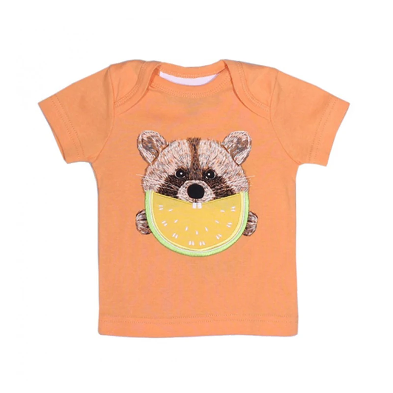 Soft cotton custom printed shirt baby boy baby tshirt t-shirt for Summer